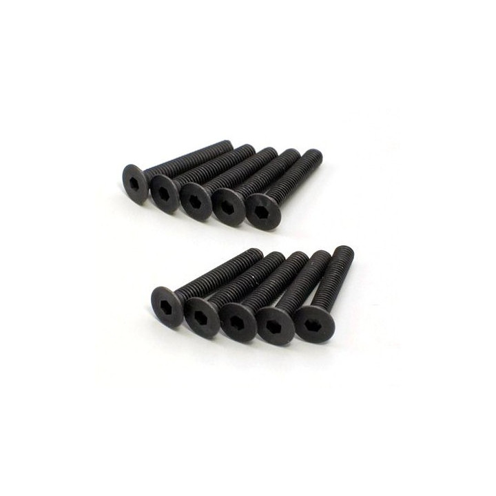 1-S33018H VIS M3X18 (10) TETE FRAISEE HEX / 1393 Kyosho RSRC