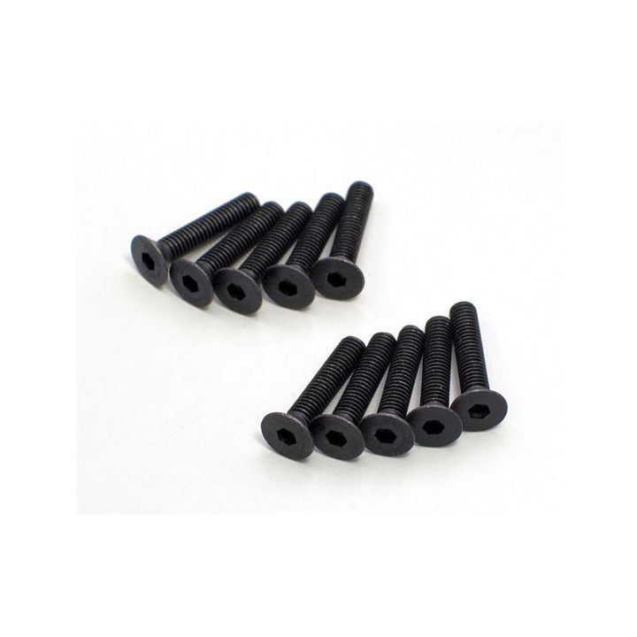 1-S33015H VIS M3X15 (10) TETE FRAISEE HEX / 1392 Kyosho RSRC