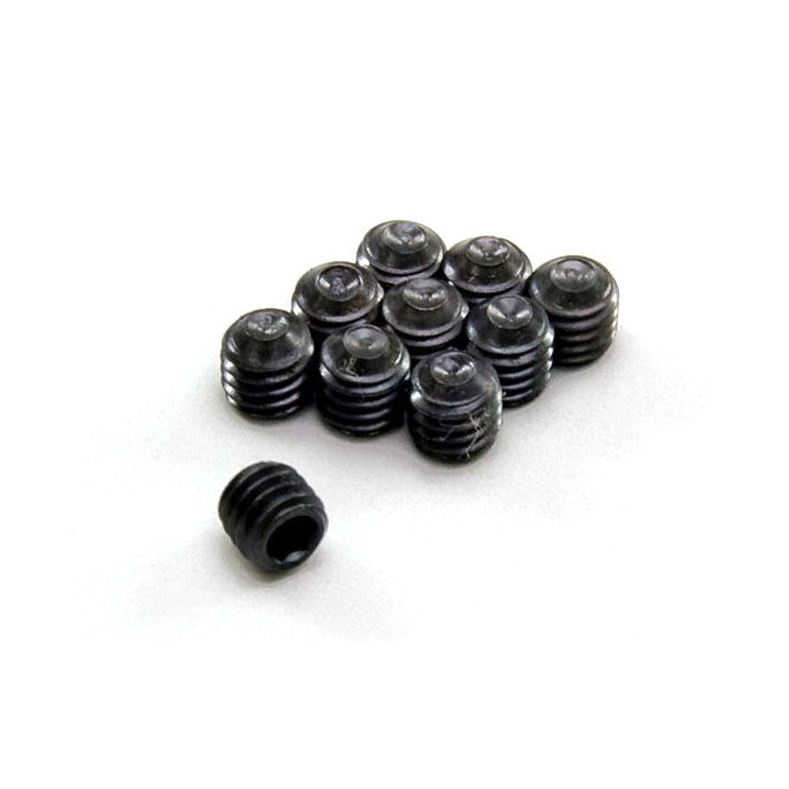 1-S53003 METALLIC HEADLESS SET SCREWS 3X3MM (10) Kyosho RSRC