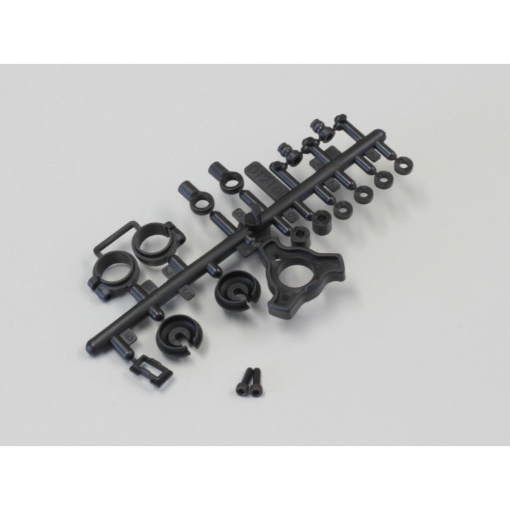 OT210BK PIECES PLASTIQUE D'AMORTISSEURS OPTIMA (NOIR) Kyosho RSRC
