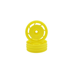 UTH001Y 8D Front Wheel 50mm Yellow (2) Ultima Kyosho RSRC