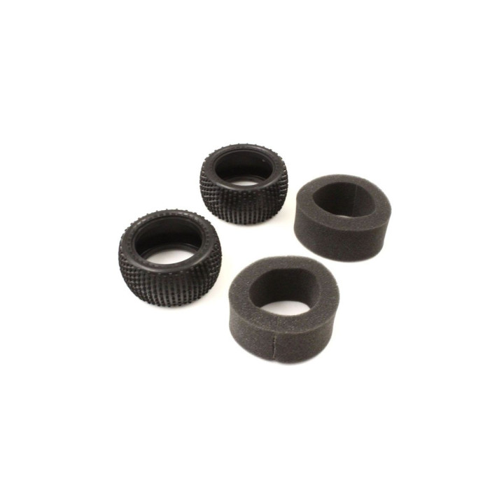 FAT202S PNEUS ARRIERE FAZER KOBRA/DIRT HOG (2) - MOUS Kyosho RSRC