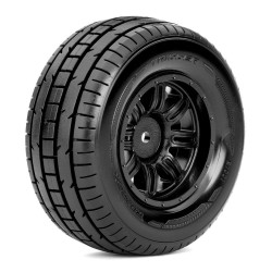 Short Course 1:10 tyre TRIGGER on Black rims 12mm(2) Roapex 