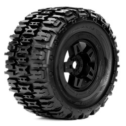 Roapex Monster Truck 1:8 tyre RENEGADE on Black wheels 17mm 
