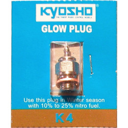 Kyosho K4 Glow plug for nitro engines, standard type 74491 - RSRC