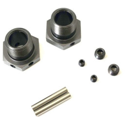 Hexagones de roues Inferno étroits MP10 TKI2 Gun Metal (2) K