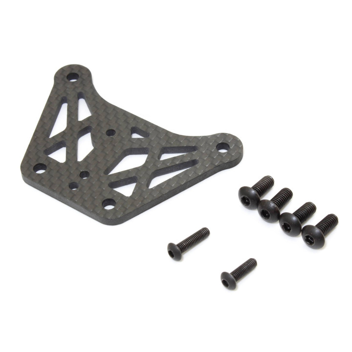 Carbon fiber front top deck plate for MP10 Kyosho IFW628 - R
