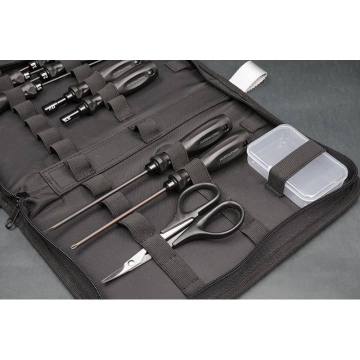 Outils Koswork avec trousse (set de 11 pièces) droite