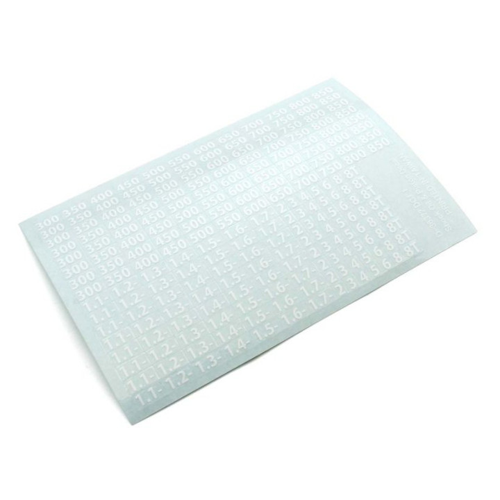 Shock Oil Decal (White) Kyosho 36372W
