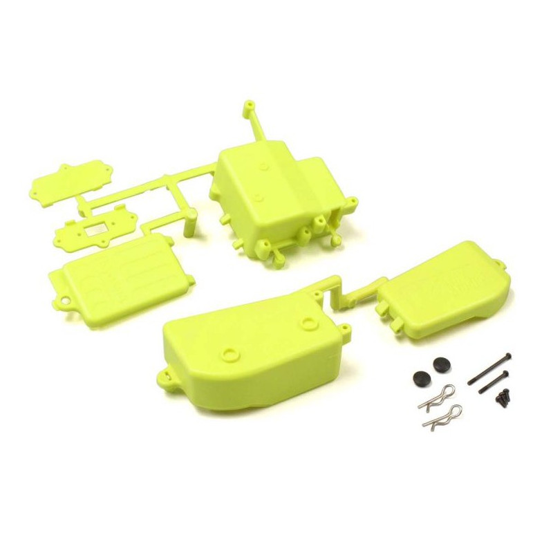 Fluo Yellow Receiver and Battery Box Kyosho Inferno MP9-MP10 IFF001KYB