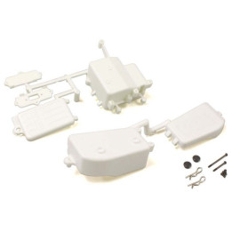 Boitier Récepteur & batterie blanc Kyosho Inferno MP9-MP10 IFF001WB