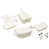 White Receiver and Battery Box Kyosho Inferno MP9-MP10 IFF001WB