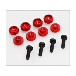 Rondelles de fixation de servo (8) Highest RC RSRC
