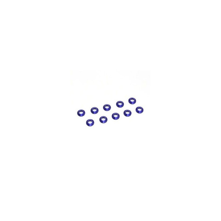 RONDELLES BOMBEES 3X6MM (10) Kyosho W0141V - RSRC