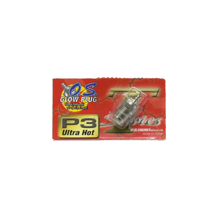 OS P3 Glow plug Ultra hot package