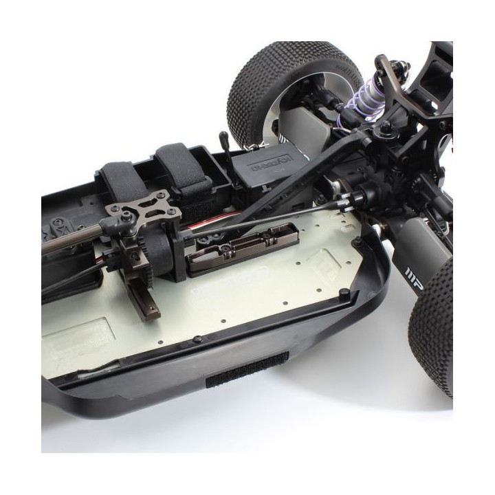 Aluminium rear chassis brace for Kyosho Inferno MP10e IFW504 mounted