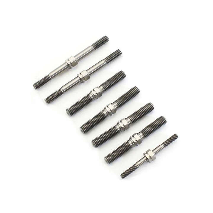 TITANIUM ADJUST ROD SET INFERNO MP10 (7) B Type IFW601B