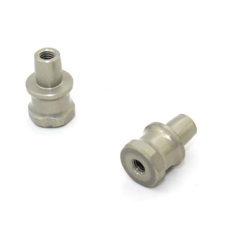 Fixations hautes d'amortisseurs aluminium courtes Kyosho MP10 (2) IFW633