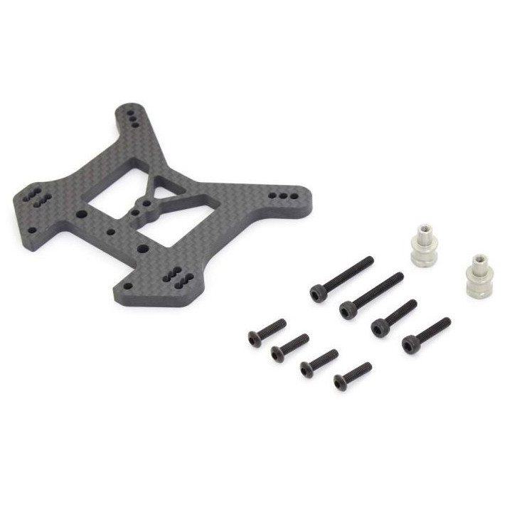 Support d'amortisseurs arrière carbone pour Kyosho Inferno MP10 TKI2 IFW632