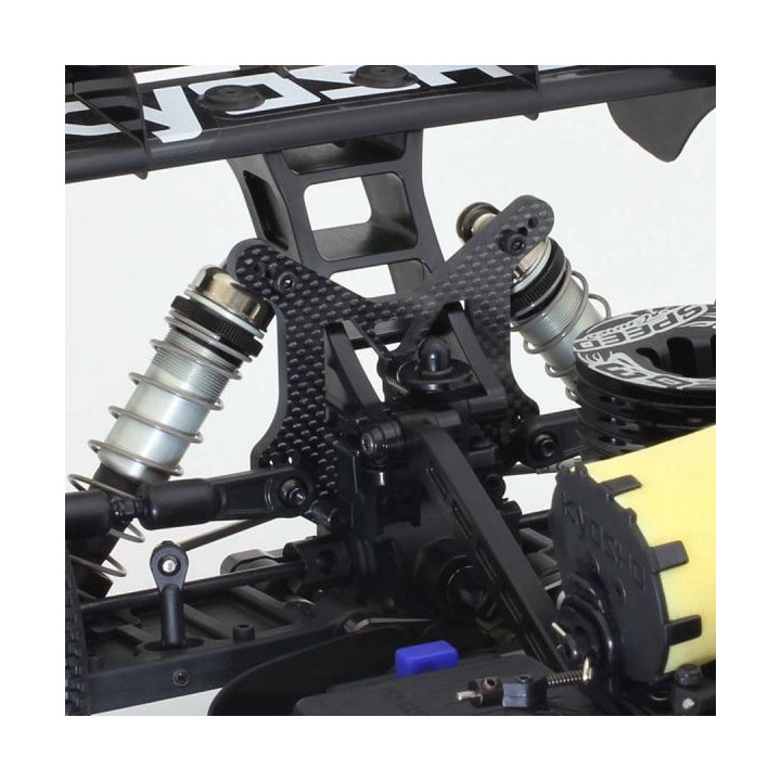 Rear carbon shock tower for MP10 TKI2 IFW632 on car