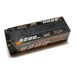 Batterie Konect Lipo 6200mah 15.2V 130C Low Profile (LCG) buggy brushless 1/8