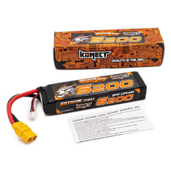 Batterie Konect Lipo 6200mah 3S 11.1V 60C XT90 boite