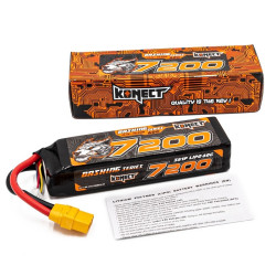 Konect Lipo Battery 7200mah 11.1V 60C 3S XT90 for rc cars and crawler