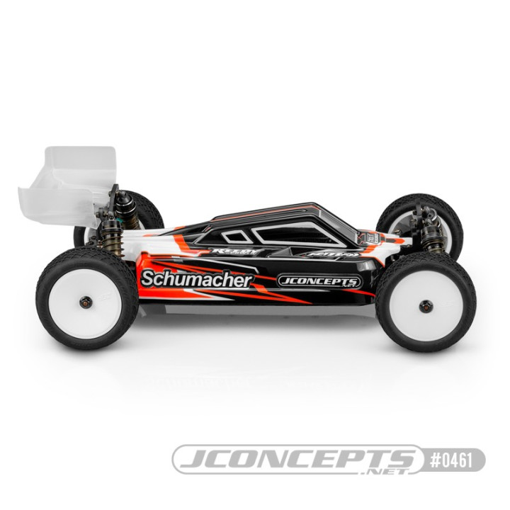 Carrosserie JCONCEPTS S2 Schumacher Cat L1 Evo avec ailerons 0461 côté