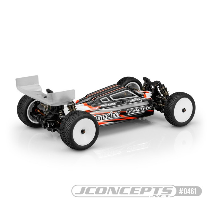 Carrosserie JCONCEPTS S2 Schumacher Cat L1 Evo avec ailerons 0461 dos