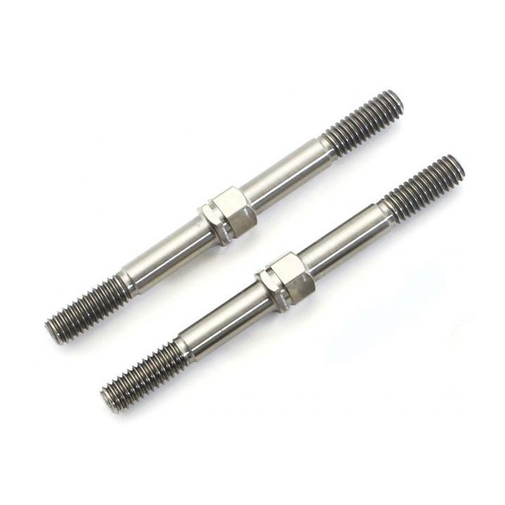BIELLETTES TITANE 4X50MM (2) DIRECTION KYOSHO MP10/MP9 TBT0450