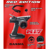 Radio Sanwa M17 Red Edition rouge avec récepteur RX493 + batterie Lipo