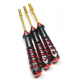 Lot de 3 tournevis RSRC à douille pour écrous métriques 5.0mm, 5.5mm, 7.0mm