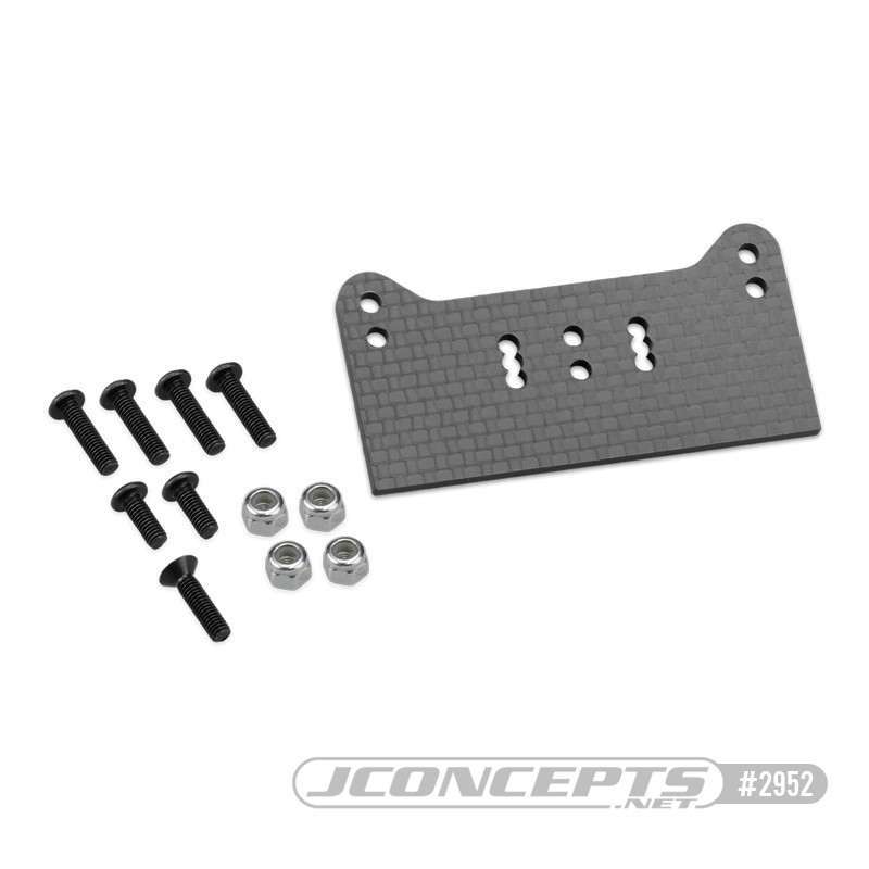 Support carbone Mugen MBX8T pour carrosserie F2 Truggy Bruggy 2952