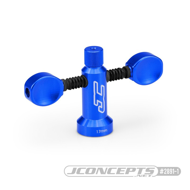 17mm Magnetic wheel wrench Jconcepts Finnisher 2890-1 blue aluminum