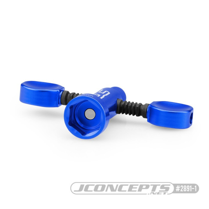 17mm Magnetic wheel wrench Jconcepts Finnisher 2890-1 blue aluminum