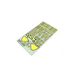 Planche de decoration Kyosho Inferno MP10 - Jaune Kyosho IFD411KY - RSRC
