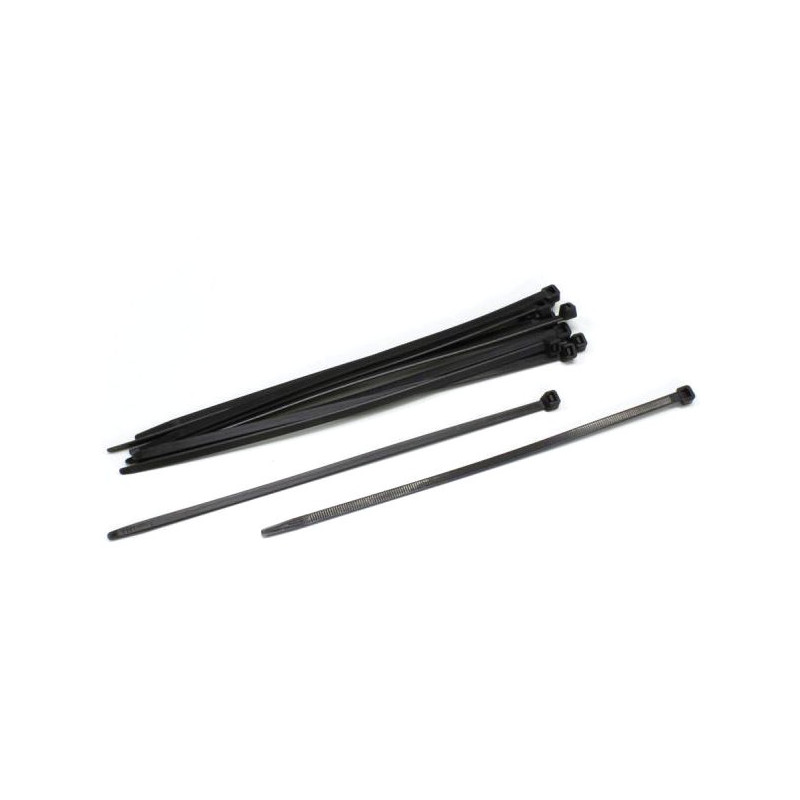 Ziptight strap BLACK (12) - LONG 20CM Kyosho 1702BK