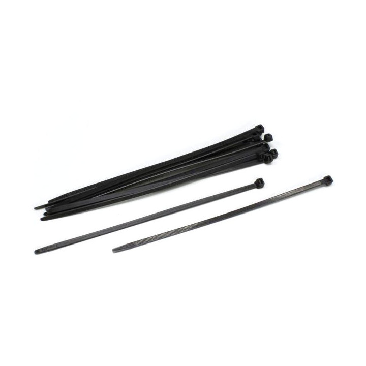 Ziptight strap BLACK (12) - LONG 20CM Kyosho 1702BK