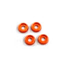 M3 Flat Head Washer (4) Orange