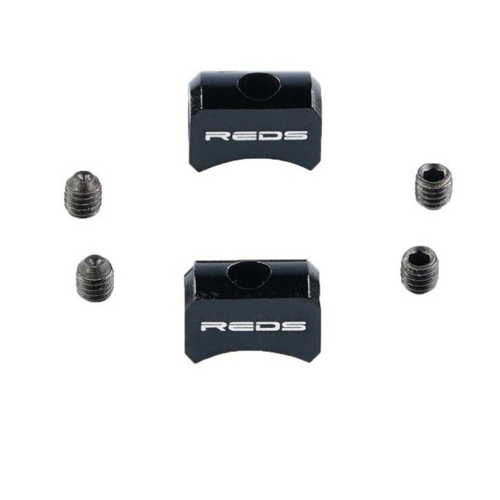 Pipe Clamps (2 pcs) Reds Racing for 1/8 On-road and off-road cars