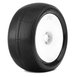 Jetko Lesnar 1/8 Truggy Pre-glued on White Rims (2) Super and soft