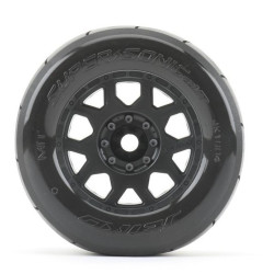 Extreme Tyre MT Slicks Rockform Belted on 3.8" 17mm Black Rims
