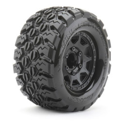 Extreme Tyre MT King Cobra on TRX Rustler/Hoss Black Rims