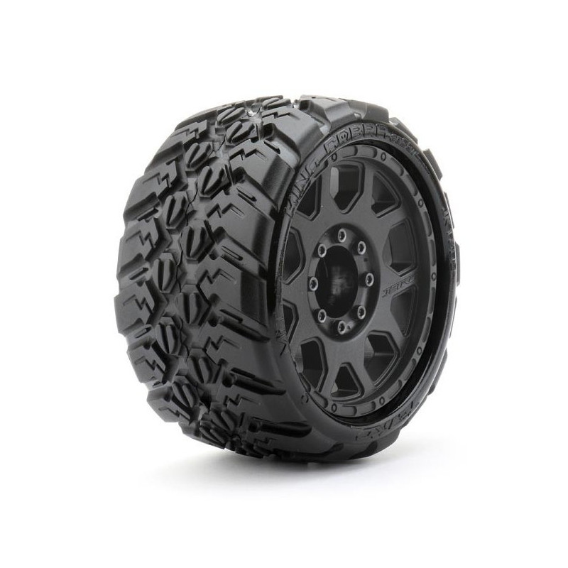 Extreme Tyre for Maxx Low Profile King Cobra Belted on 3.8" Black Rim