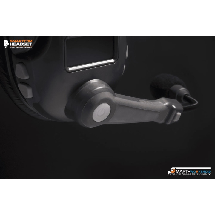 Casques de communication Smart-Com RC pilote/mécano écran LCD et timer