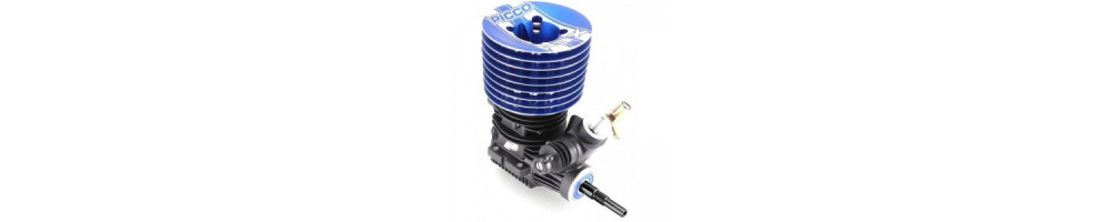 Nitro engines for Remote Controlled cars propulsion, all scales