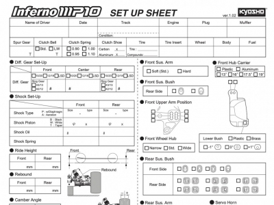 MP10 TKI2 Editable Setup sheet