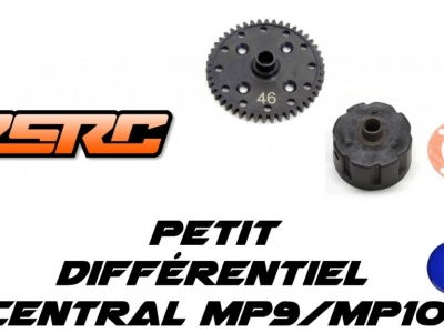 Small center differential with light spur for MP10/MP9